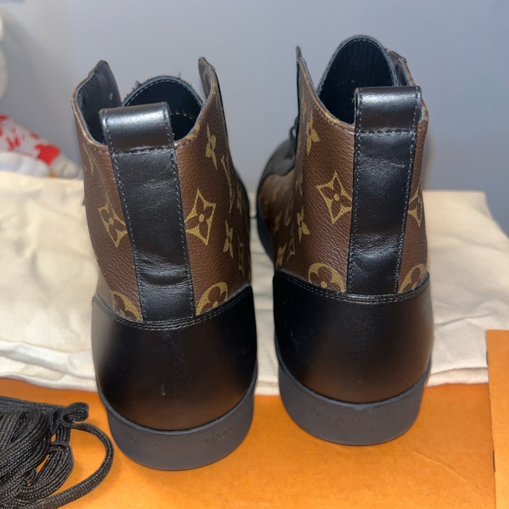 Louis Vuitton Match Up High Cocoa Sneaker Boots - Picture 3 of 9